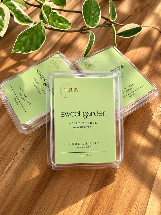Cube de cire  Sweet garden