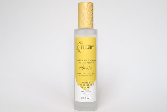 Parfum ambiance fleury apéro bruine parfumée agrumes pour la maison