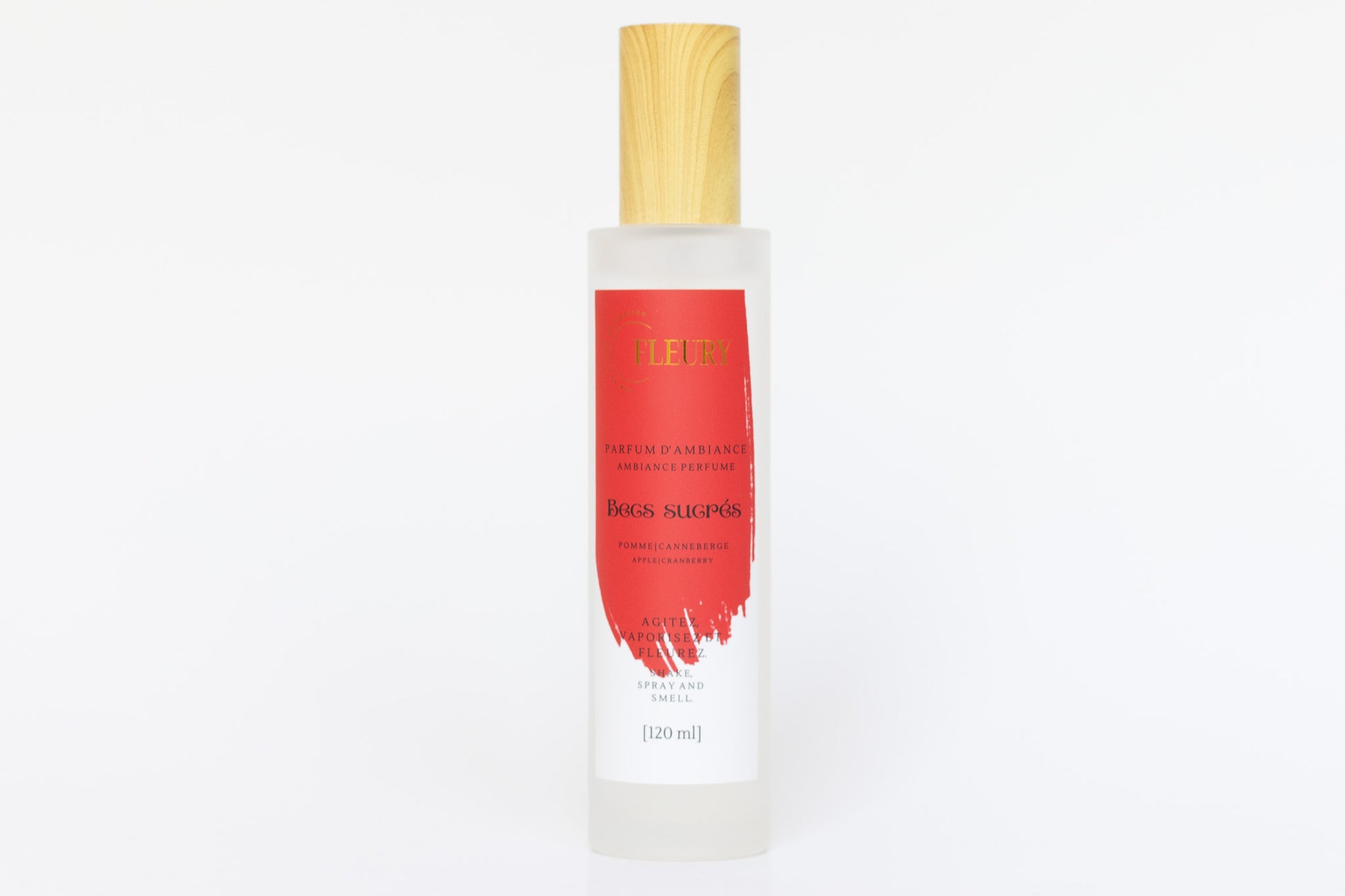 Parfum ambiance fleury becs sucré  bruine parfumée à la pomme canneberge pour la maison