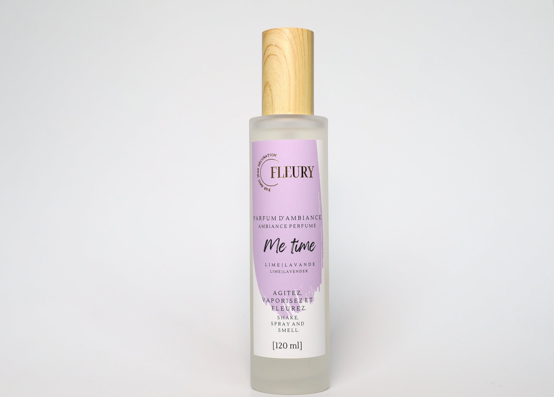 Parfum ambiance fleury me time bruine parfumée menthe lavande lime pour la maison