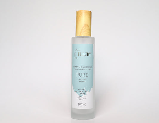 Parfum ambiance fleury Pure bruine parfumée the blanc bergamote pour la maison