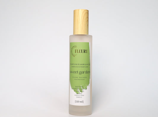 Parfum ambiance fleury Sweet Garden bruine parfumée poire et pomme pour la maison
